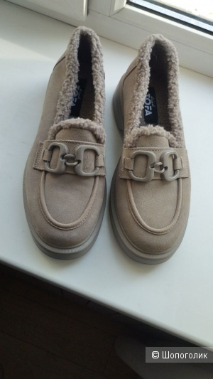 Новые замшевые лоферы Тофа 41 размер