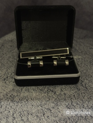 Запонки и зажим для галстука no name one size