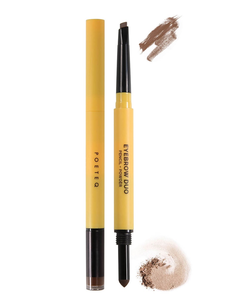 Карандаш + пудра для бровей POETEQ