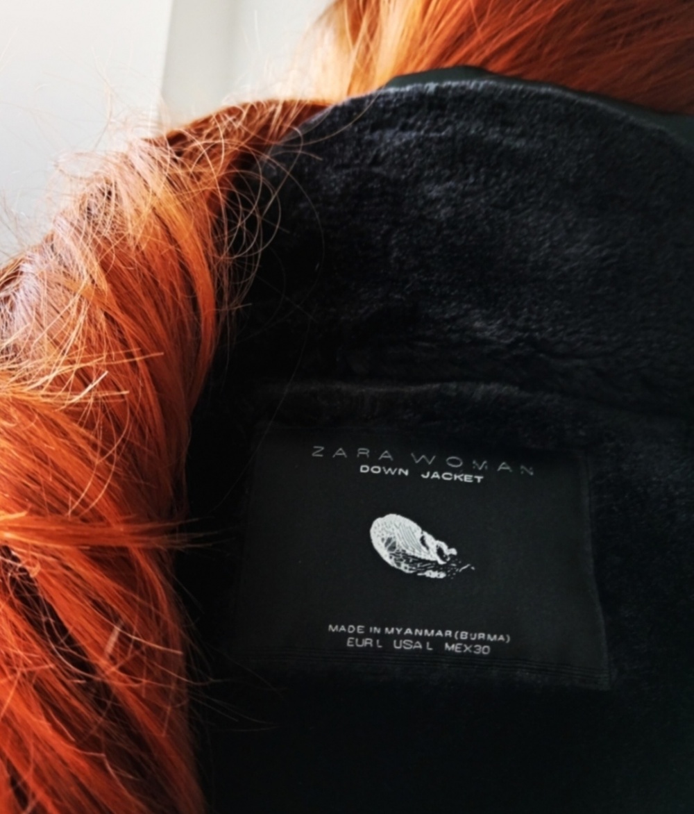 Пуховик Zara размер L