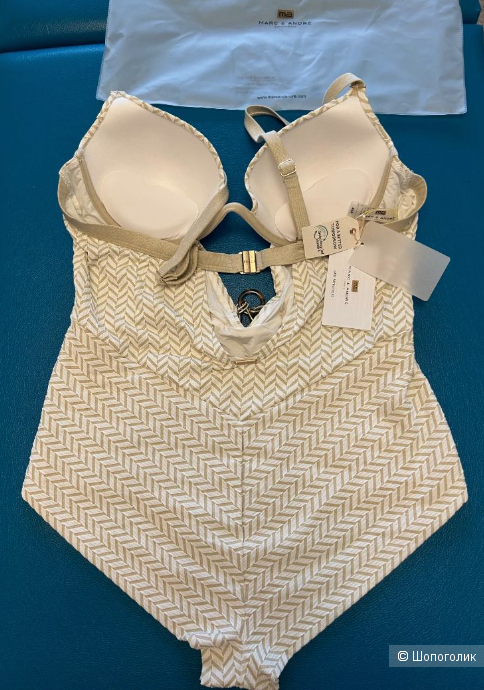 Слитный /Сплошной купальник MARC & ANDRE. Размер производителя: 44 (Размер 48 - 52. Чашка от A - C)