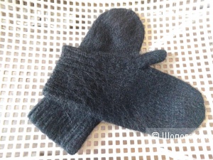 Варежки пух норки one size