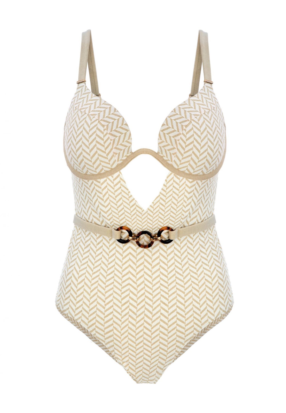 Слитный /Сплошной купальник MARC & ANDRE. Размер производителя: 44 (Размер 48 - 52. Чашка от A - C)