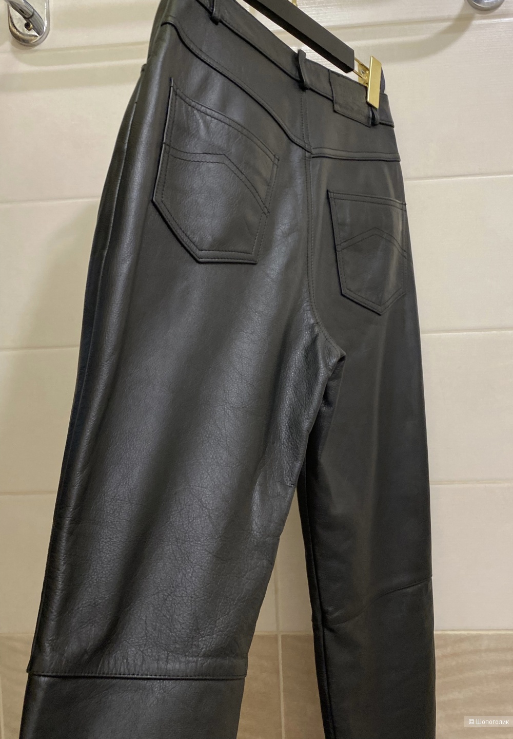 Брюки из натуральной кожи The trader Jeans Company. Размер фирм. 10.