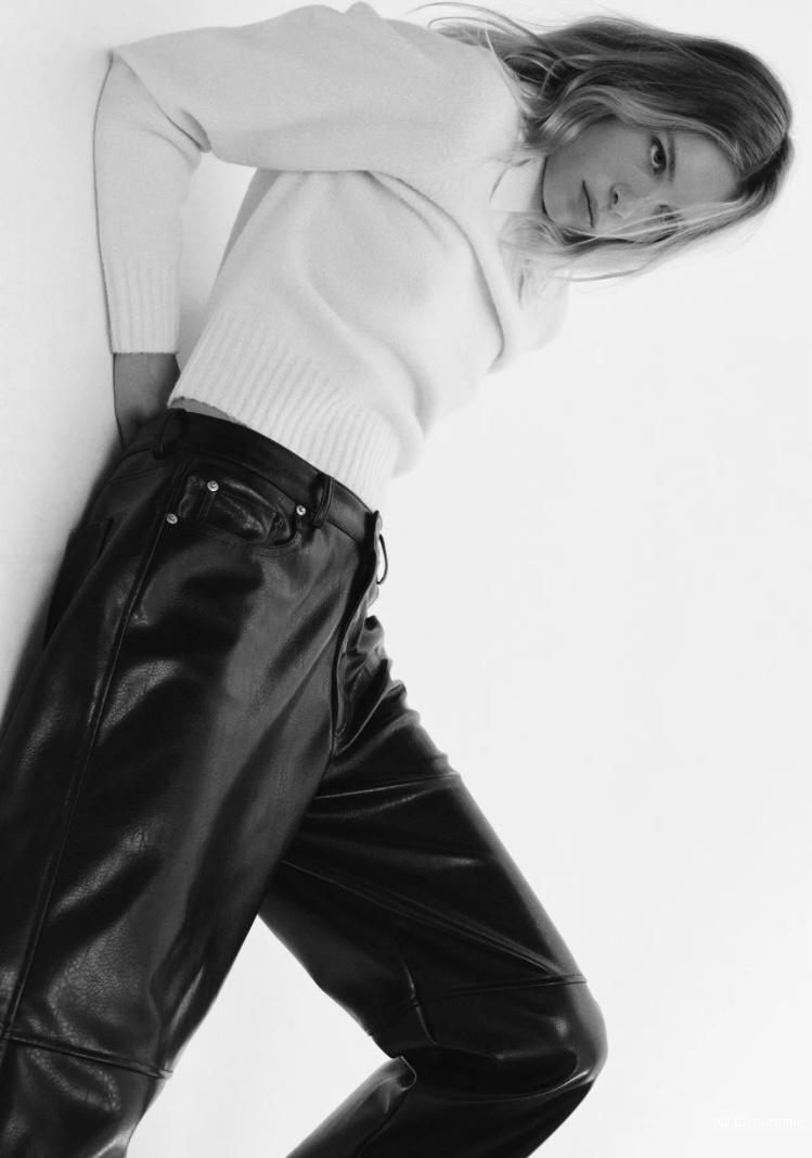 Брюки из натуральной кожи The trader Jeans Company. Размер фирм. 10.