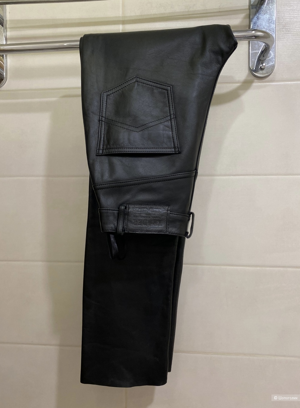 Брюки из натуральной кожи The trader Jeans Company. Размер фирм. 10.