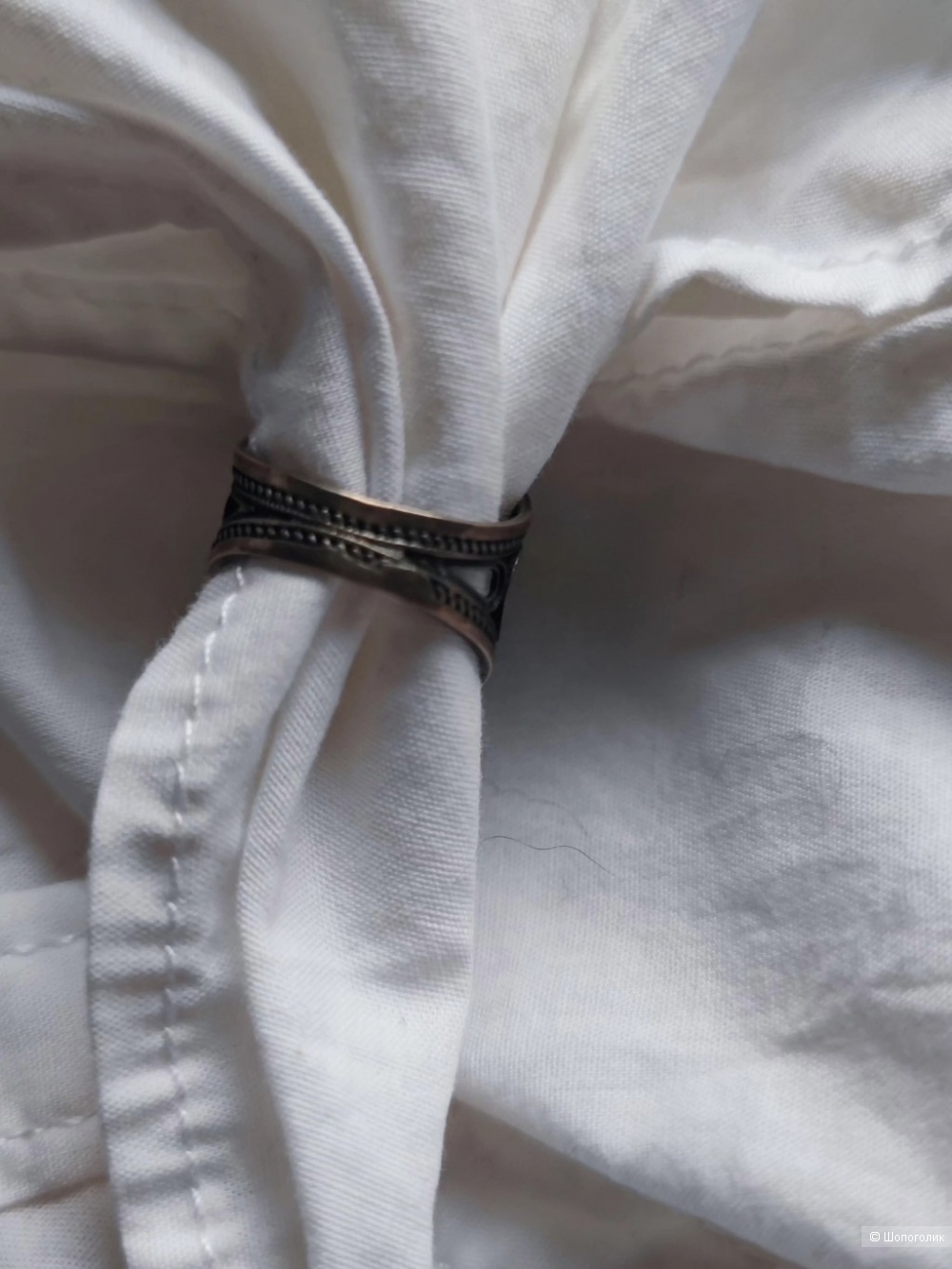 Кольцо - перстень с малахитом