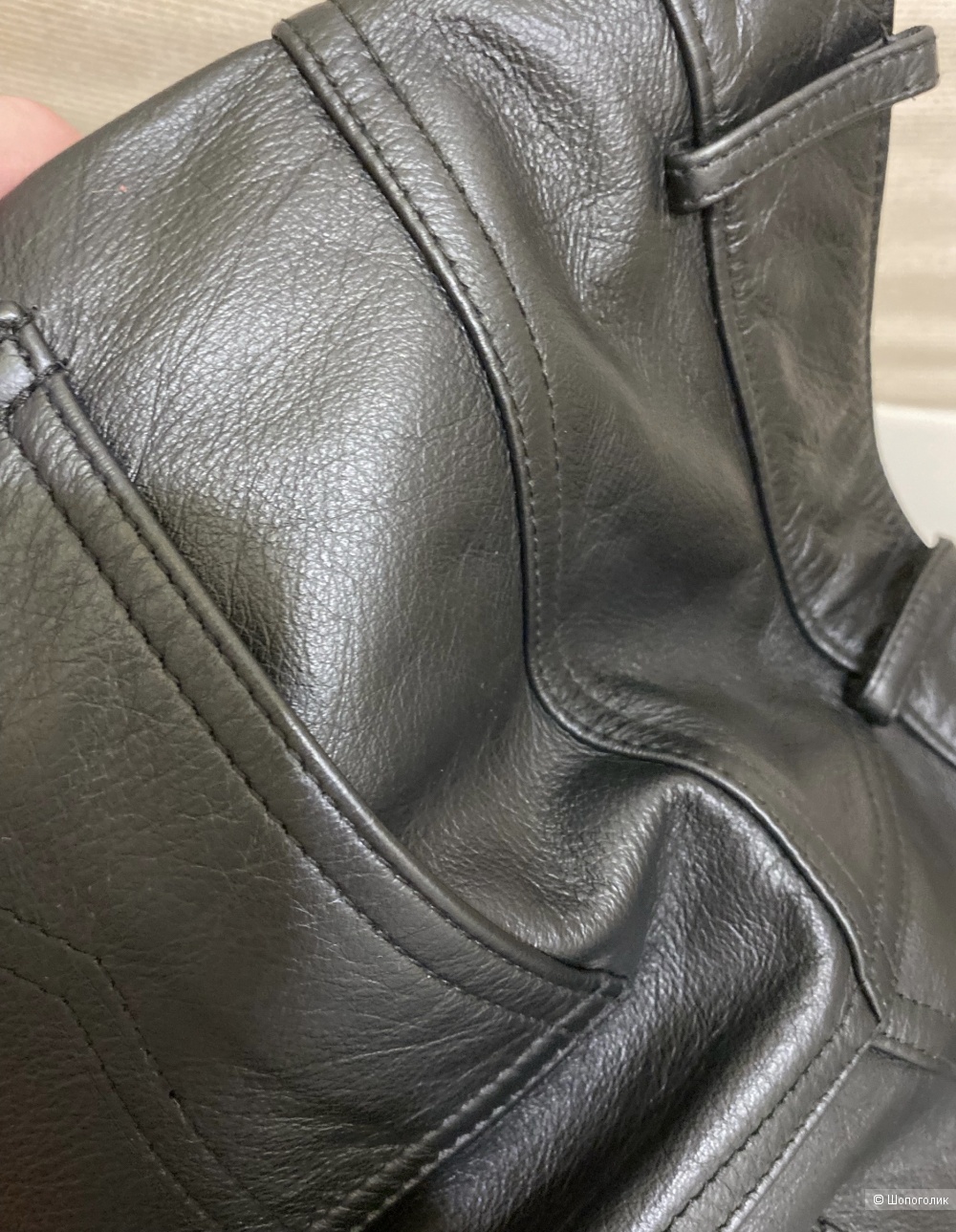 Брюки из натуральной кожи The trader Jeans Company. Размер фирм. 10.