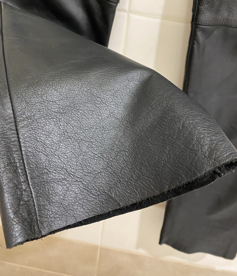 Брюки из натуральной кожи The trader Jeans Company. Размер фирм. 10.