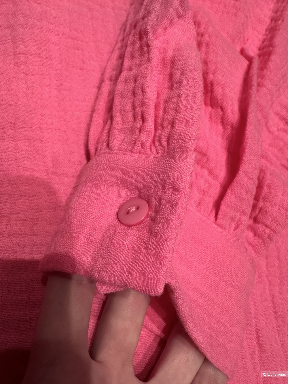 Рубашка муслин Nataly Rik размер M оверсайз