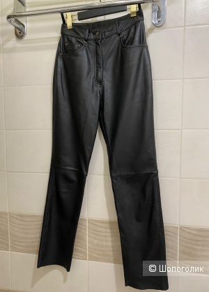 Брюки из натуральной кожи The trader Jeans Company. Размер фирм. 10.