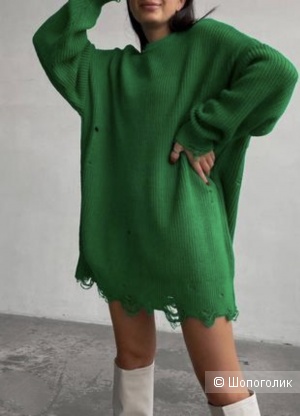 Свитер рваный No name оверсайз