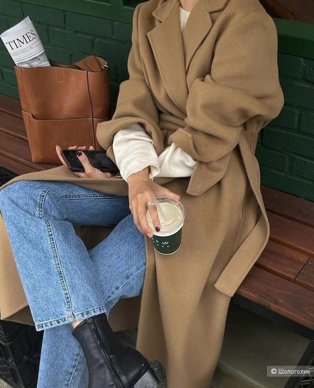 Шерстяное пальто Anne Weyburn/L