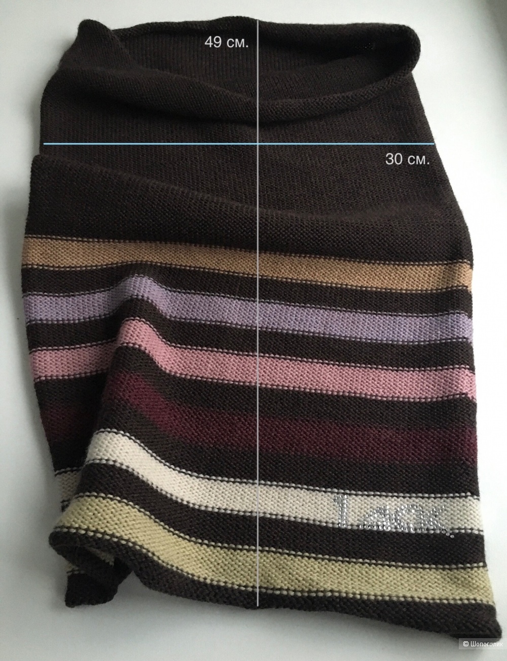 Шарф-снуд 1 ACK, размер единый (one size)