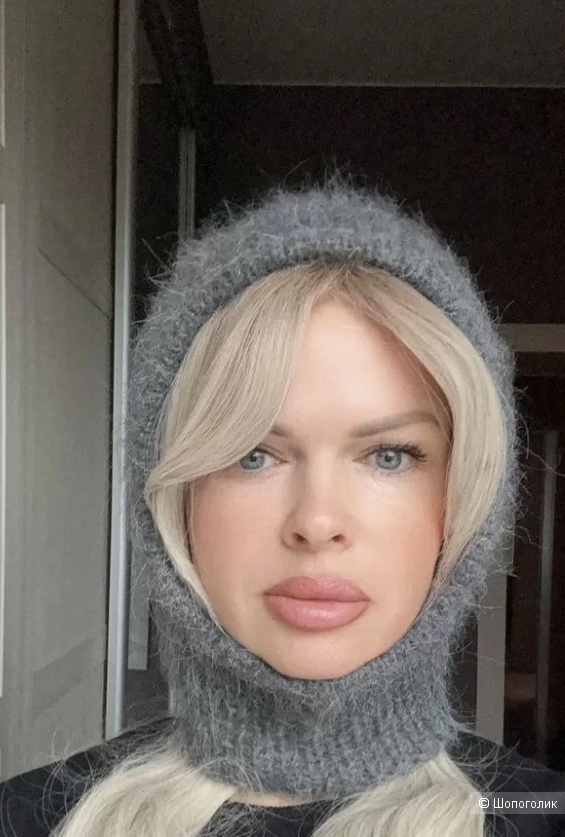 Шапка (капор) из пуха норки noname. Размер: 54-57