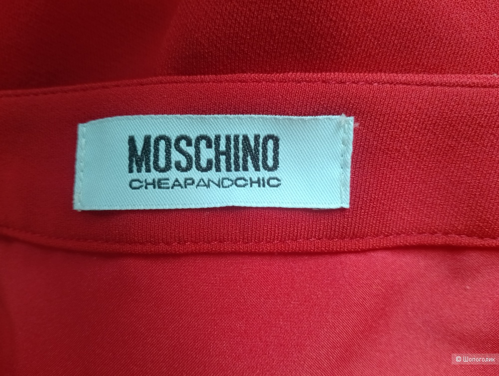 Юбка макси moschino оригинал красная, Ит 42