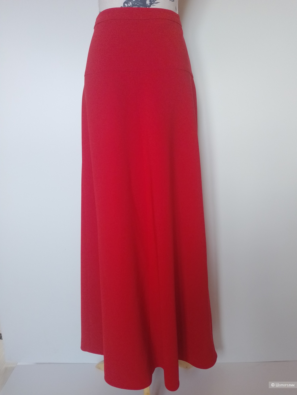 Юбка макси moschino оригинал красная, Ит 42