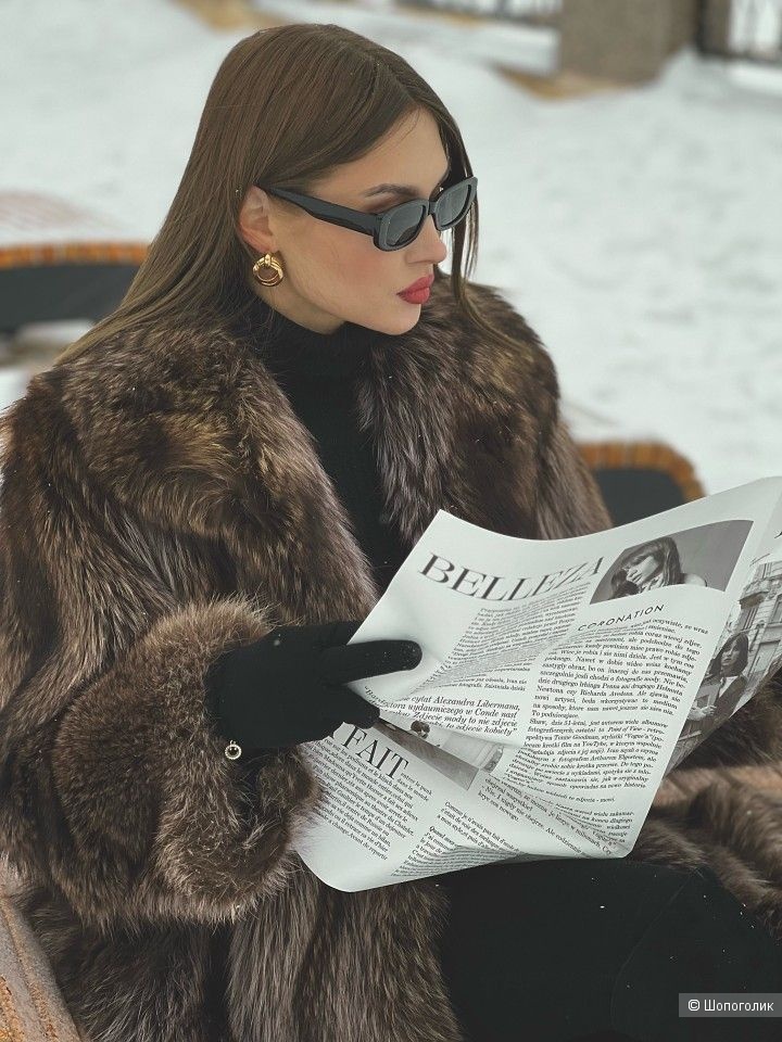 Шуба из енота Furz Velia Perze/46