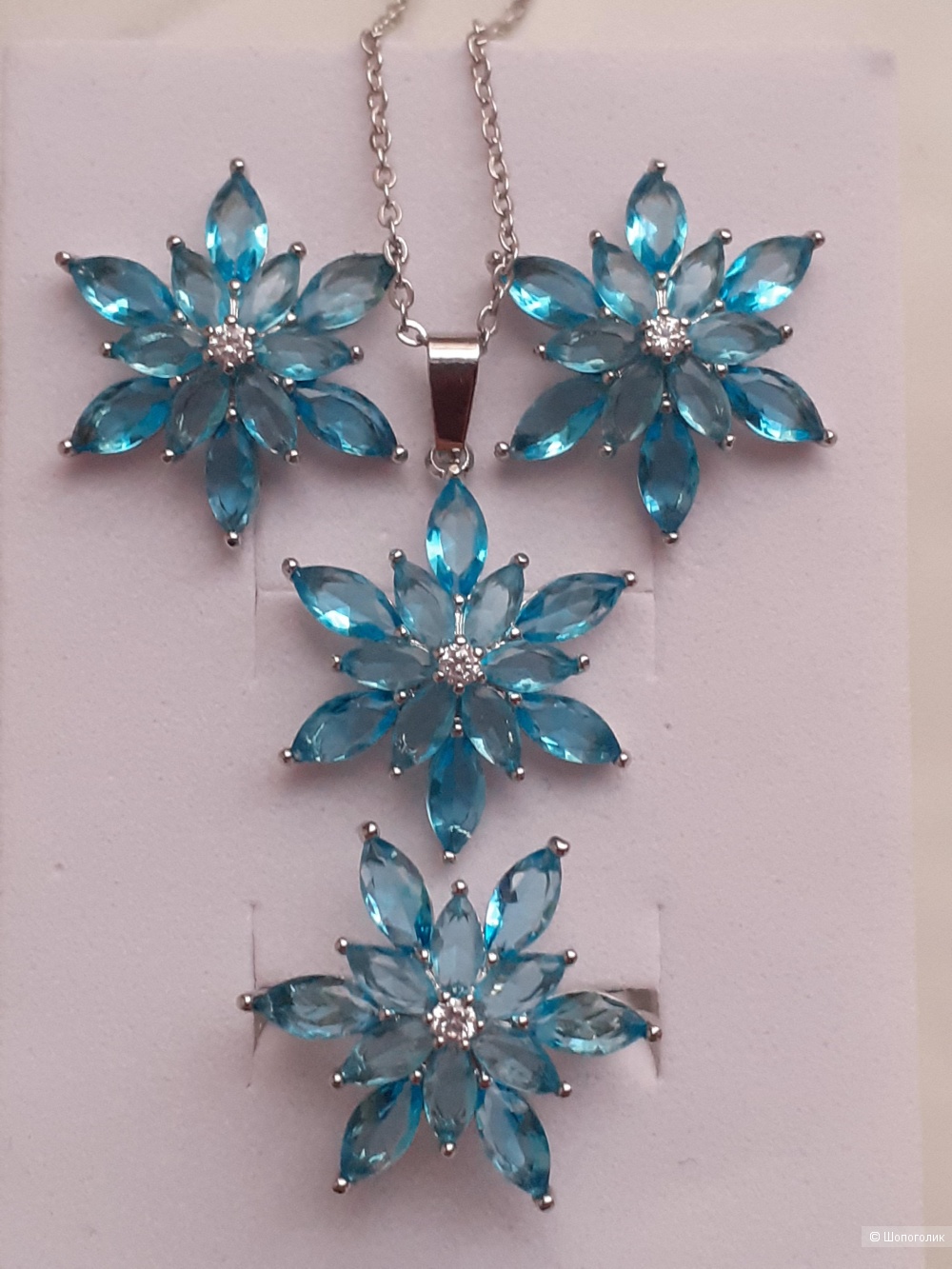 Комплект снежинки 3 предмета