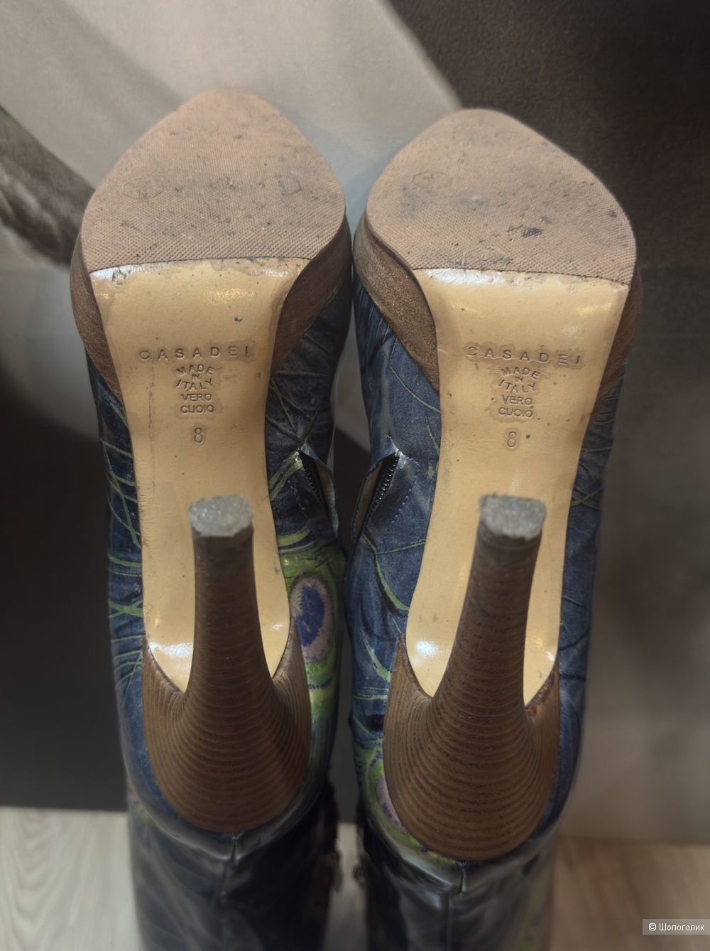 Сапоги Casadei маркировка 8