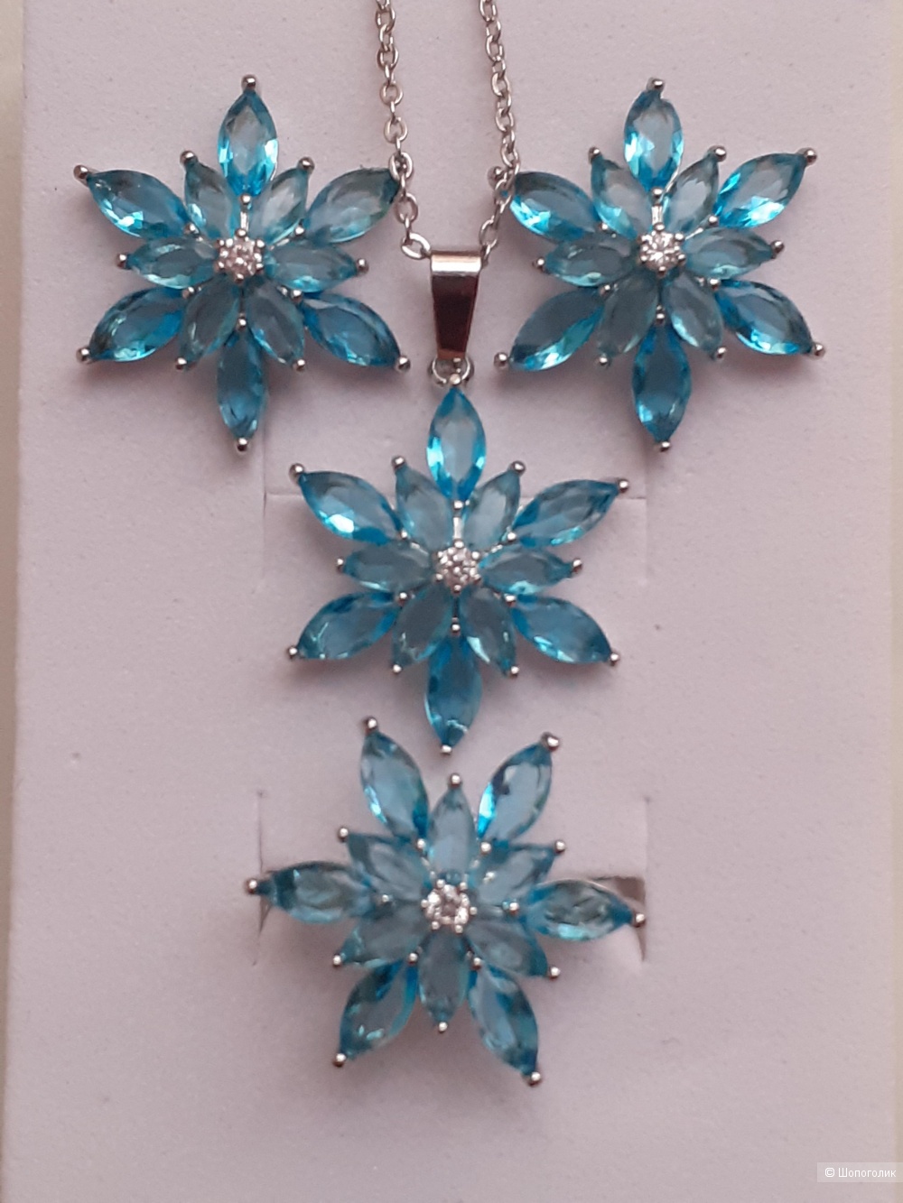 Комплект снежинки 3 предмета