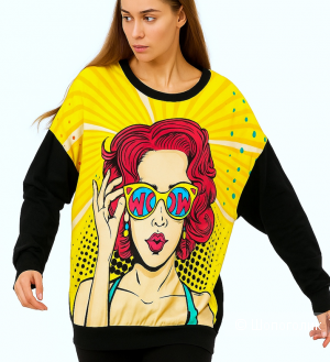 Свитшот оверсайз