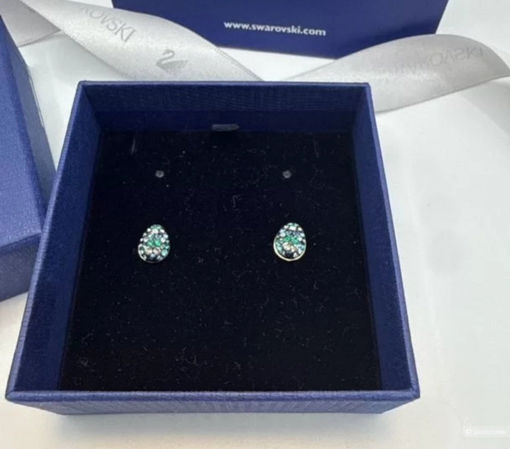 Серьги swarovski.