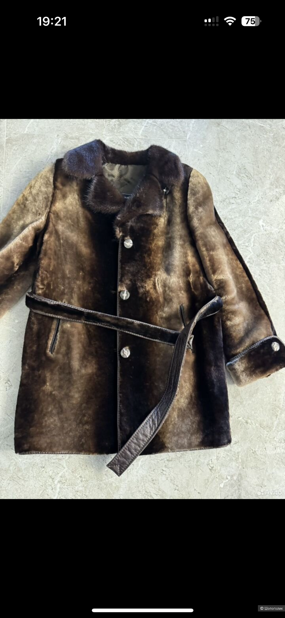 Шуба мутоновая фабрики Слава 48-50