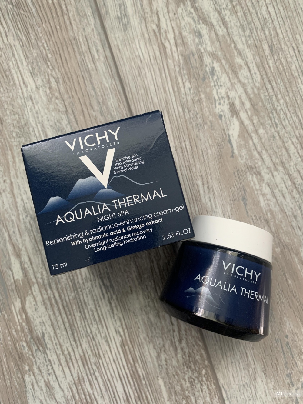Крем-гель ночной Aqualia Thermal Vichy, 75 ml