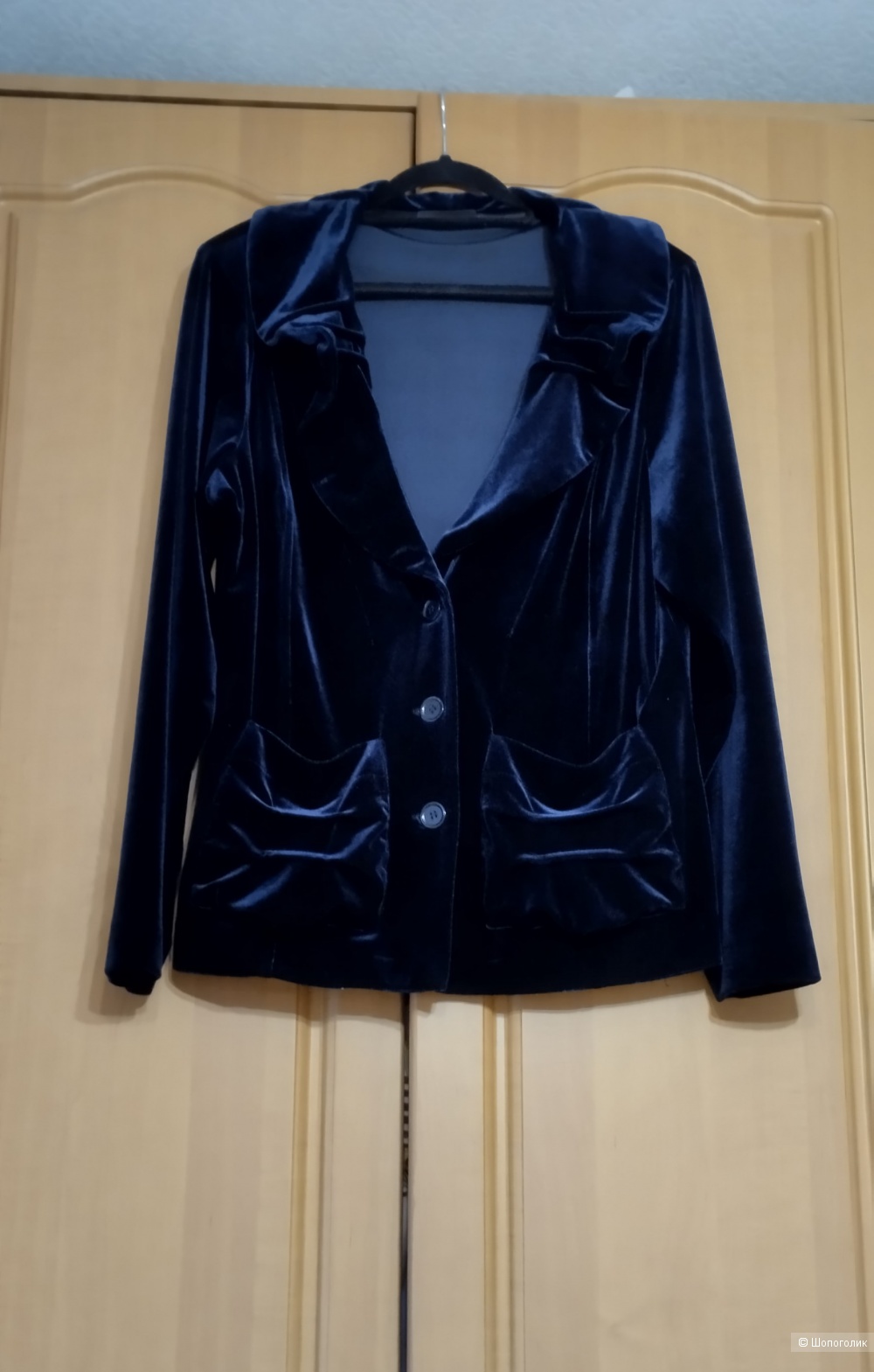 Велюровый жакет пиджак CARLEONI 52-54