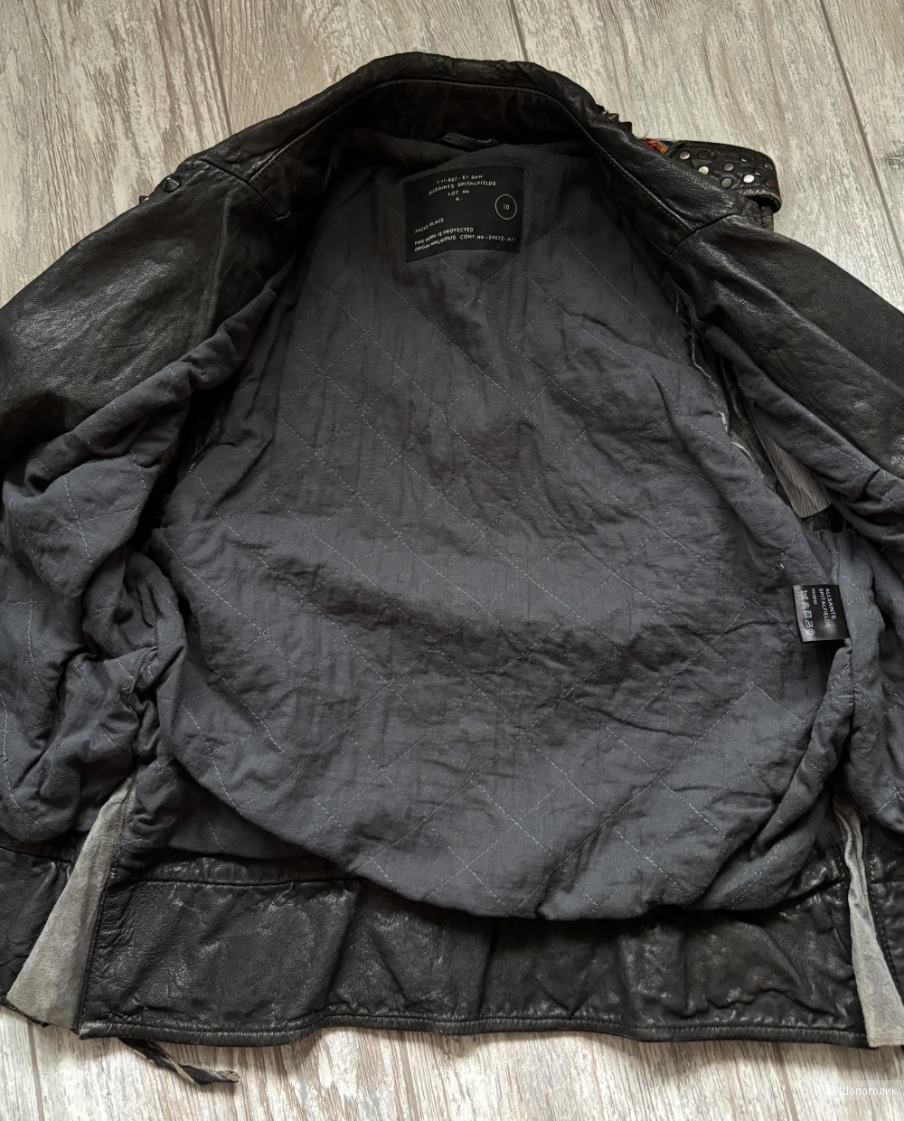 Жилетка-косуха кожаная All Saints, р.10 UK