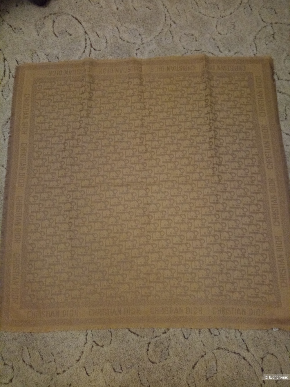 Шерстяной платок Dior, 94*91 см