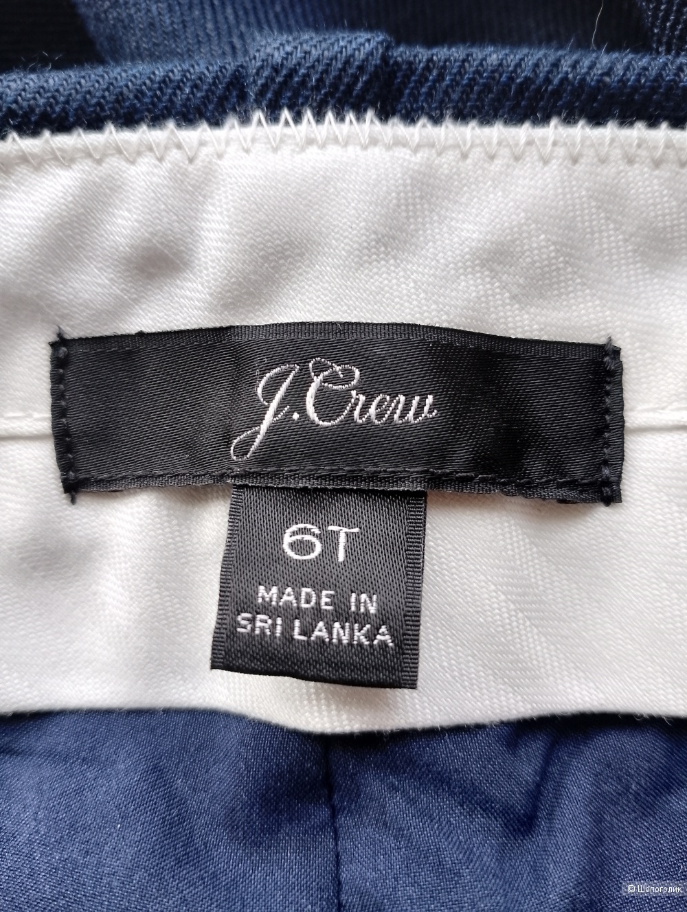 Льняные брюки J crew темно синие, us6T