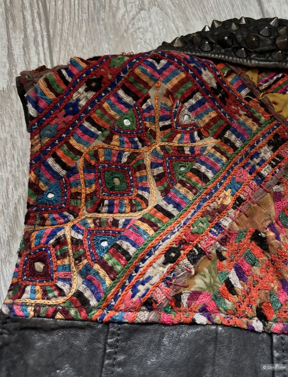 Жилетка-косуха кожаная All Saints, р.10 UK