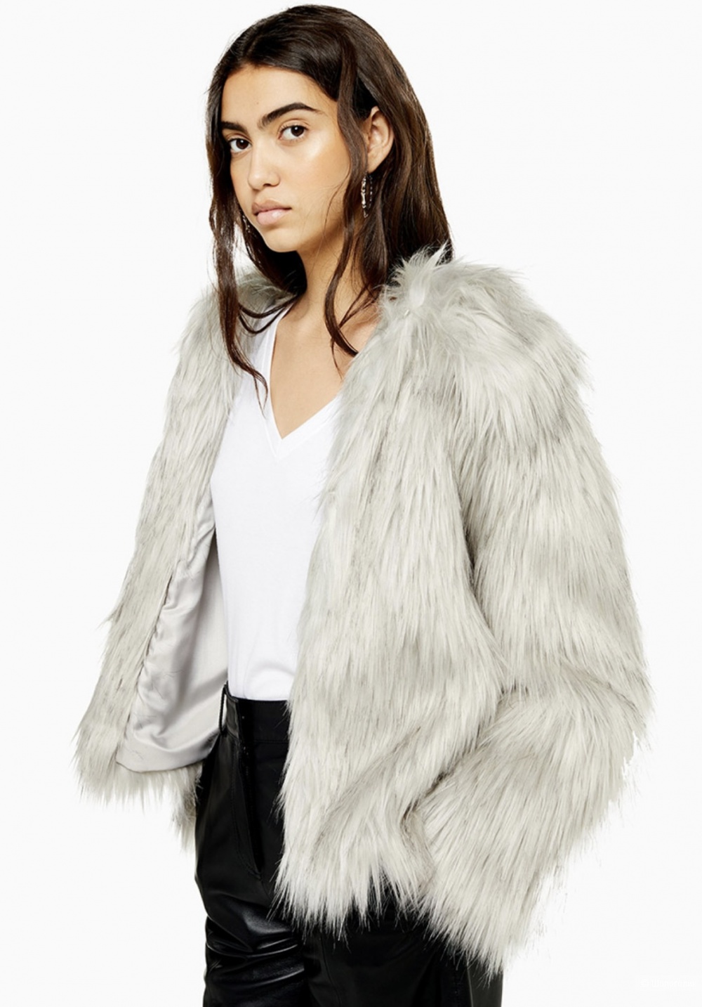 Полушубок Topshop, eur 34, рос 42/44