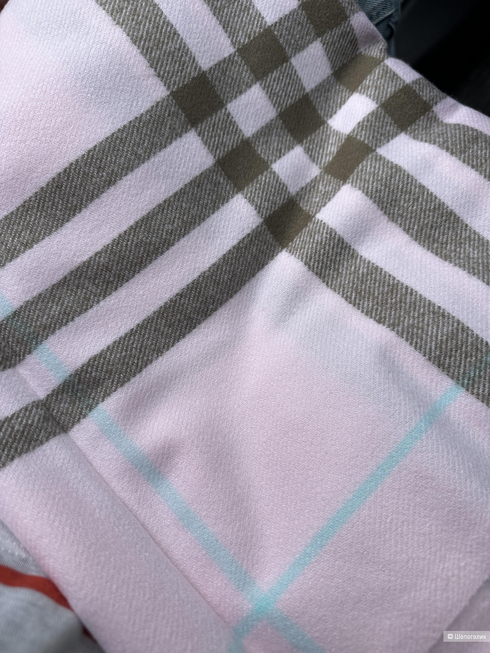 Шарф палантин под burberry, one size