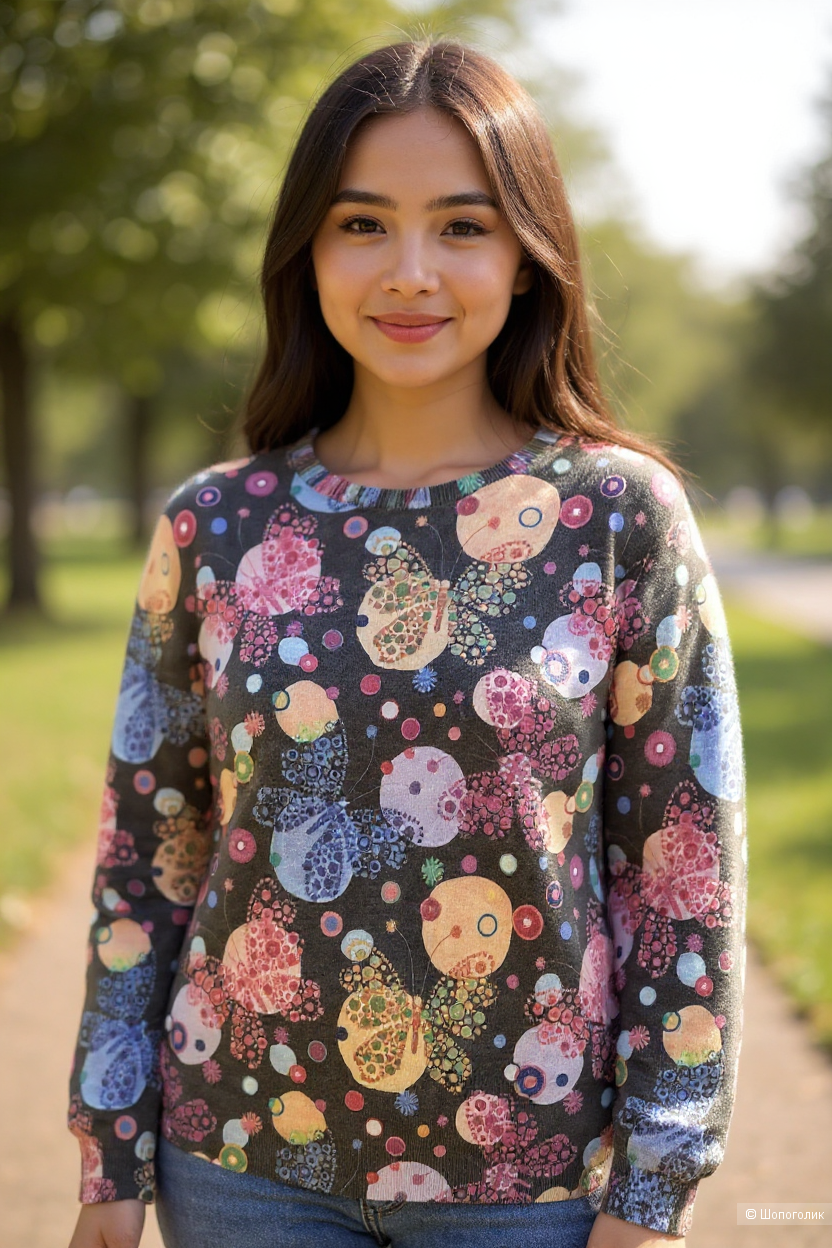 Джемпер кашемир EC grey, 46-54