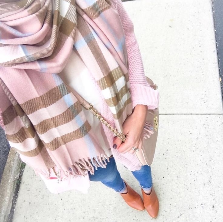 Шарф палантин под burberry, one size