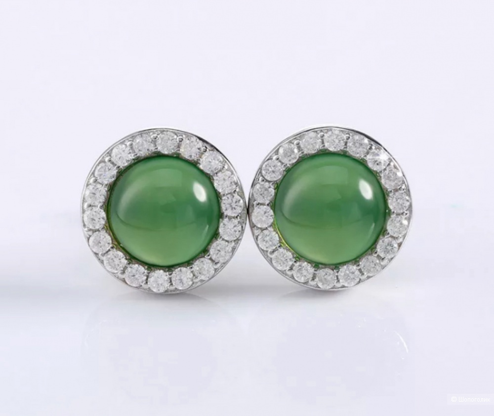 Серьги с агатом Silver Stars