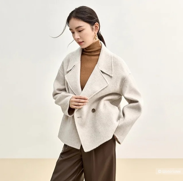 Пальто из 100% шерсти Sentubila. Размер: 46-48