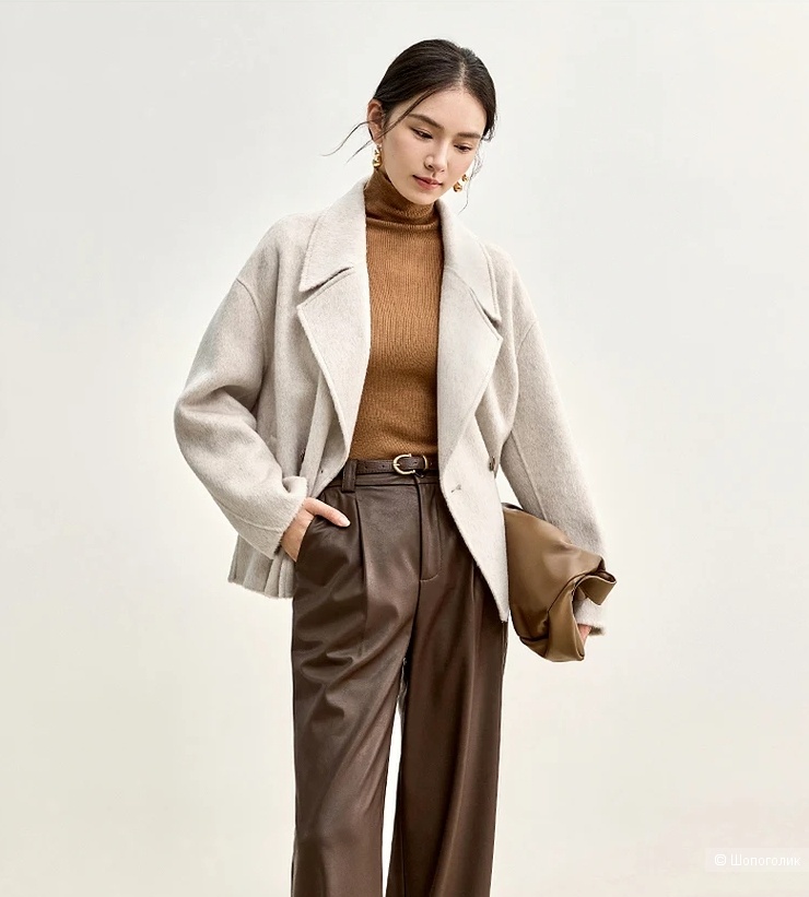 Пальто из 100% шерсти Sentubila. Размер: 46-48