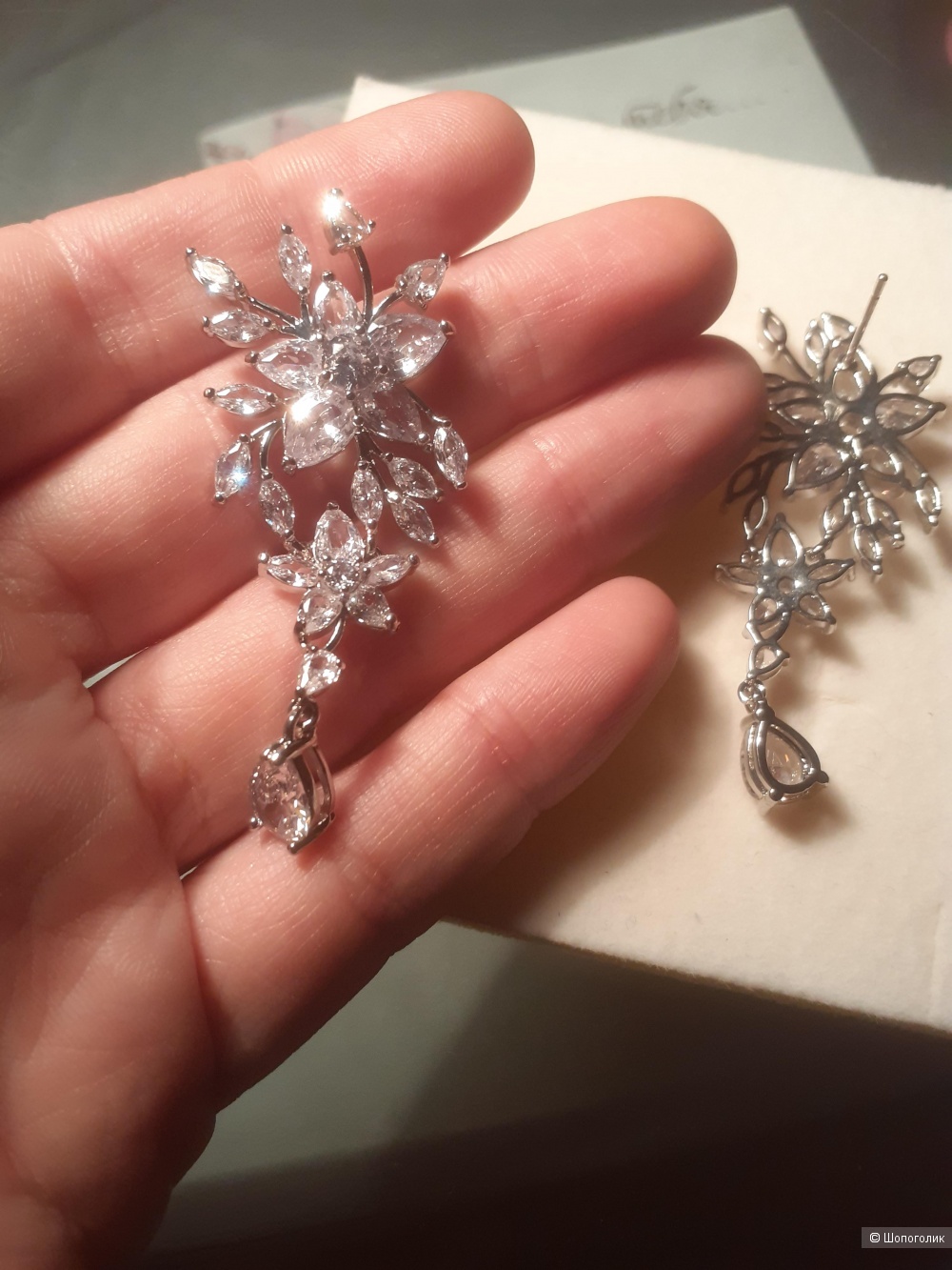 Свадебные серьги