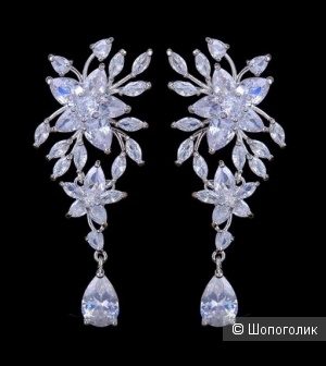 Свадебные серьги