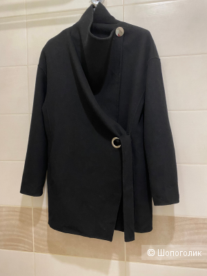 Пальто блейзер из шерсти Hand Made от ZARA. Размер XS-S.