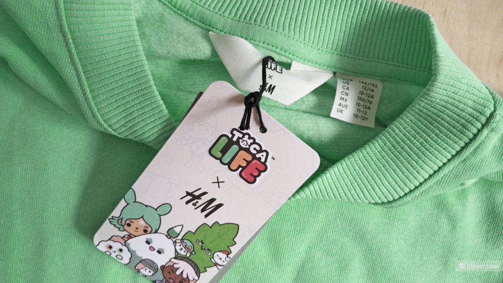 Свитшот  H&M x Toca Life размер 146/152