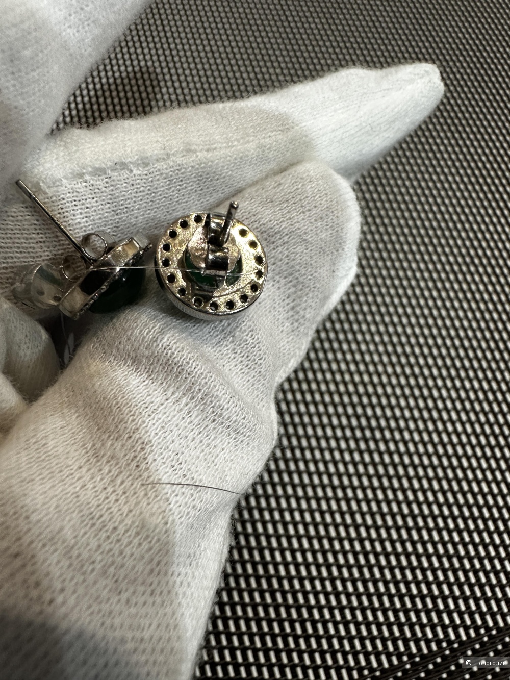 Серьги с агатом Silver Stars