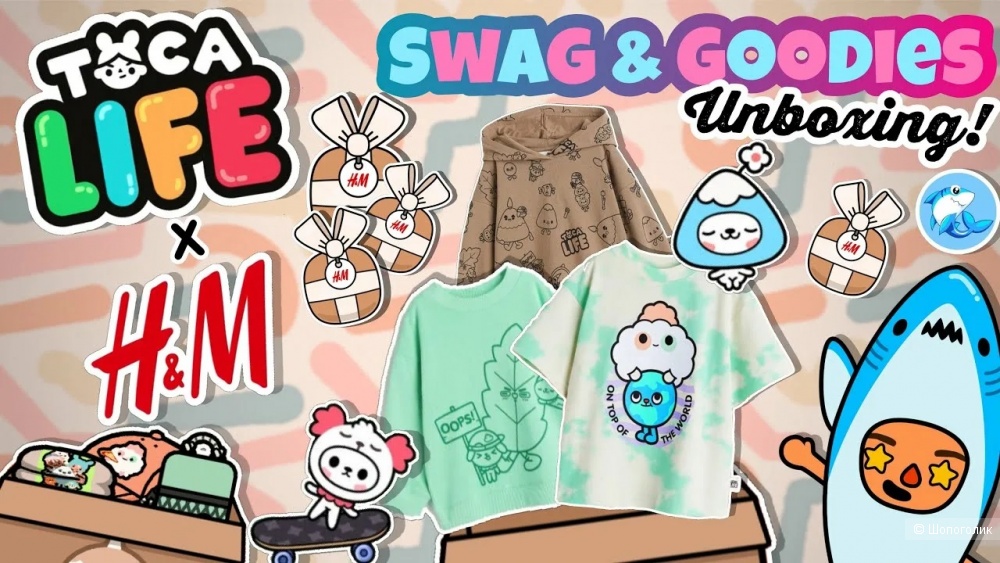 Свитшот  H&M x Toca Life размер 146/152