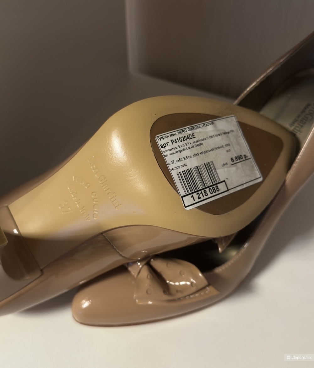 Туфли Nero Giardini маркировка 37