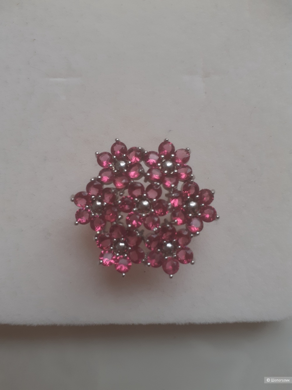 Серебряный комплект с турмалином