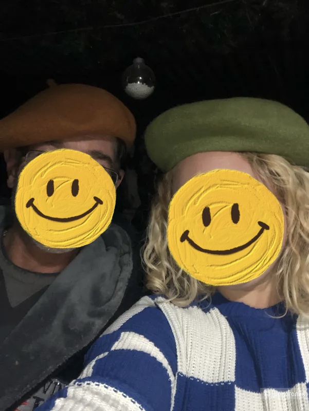 Берет ThreeS 100% шерсть, one size